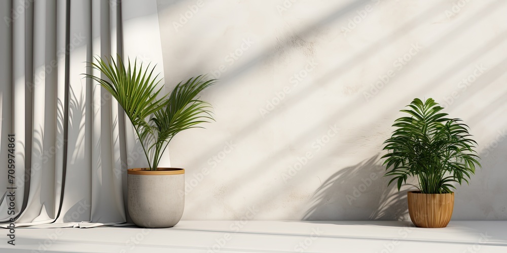 Minimal aesthetic with a neutral summer exterior scene for product mockup, featuring a white concrete table, organic curtain, plant shadow, and cement wall. Minimal aesthetic with a neutral summer exterior scene for product mockup, featuring a white concrete table, organic curtain, plant shadow, and cement wall.