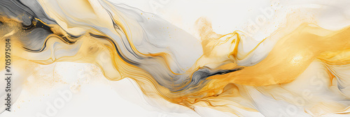 gold and silver background wallpaper, generative AI