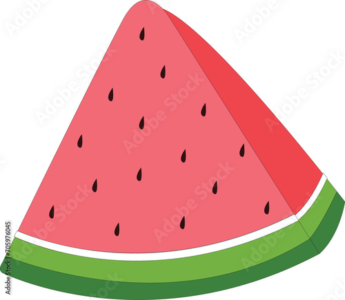 illustration of watermelon