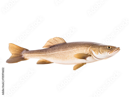 a fish with a white background