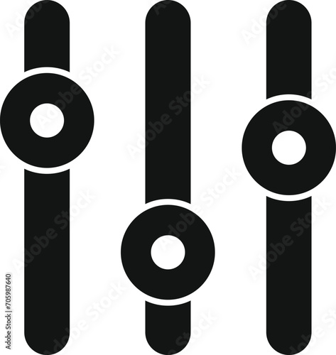 Clever content filter icon simple vector. Internet funnel. Creative input