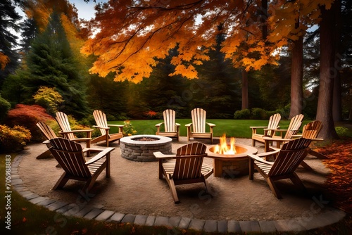 outdoor cafe in the park