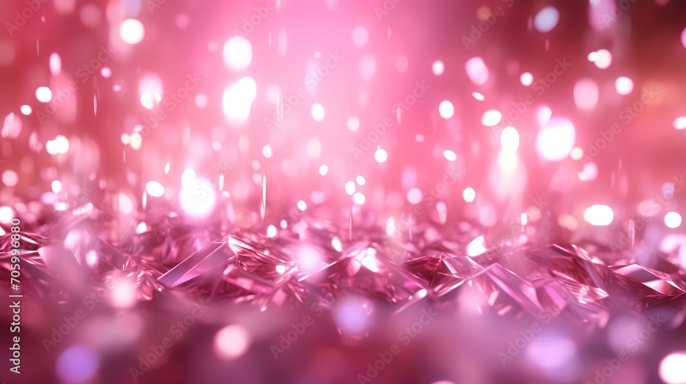 Pink Sparkling and Shiny Abstract Background

