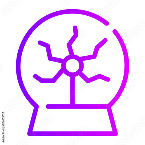 plasma ball gradient icon