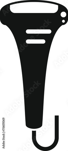 Sonograph analysis icon simple vector. Device diagnosis. Ultra sound