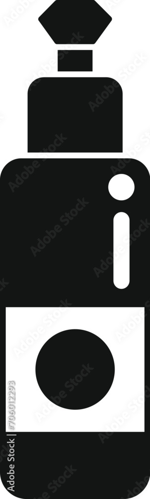 Sonograph cream bottle icon simple vector. Ultra sound. Health exam Sonograph cream bottle icon simple vector. Ultra sound. Health exam