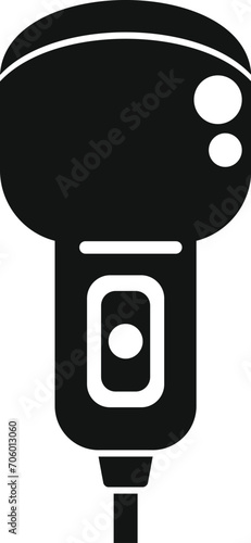 Sonogram device icon simple vector. Woman pregnant care. Ultra sound