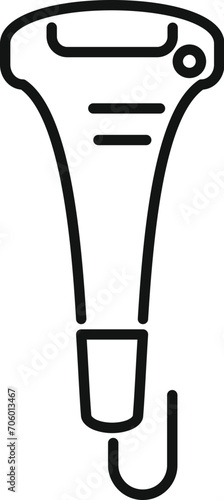 Clinic sonograph icon outline vector. Ultra sound doctor. Woman pregnant