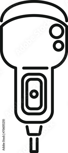 Sonogram device icon outline vector. Woman pregnant care. Ultra sound