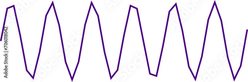 An abstract transparent scribble wave shape line design element.