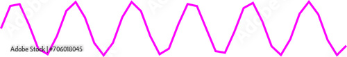 An abstract transparent scribble wave shape line design element.