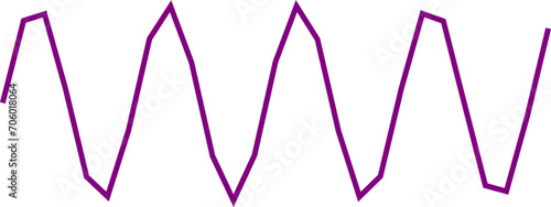 An abstract transparent scribble wave shape line design element.