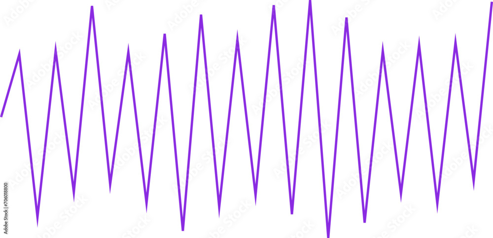 An abstract transparent zigzag shape design element. An abstract transparent zigzag shape design element.