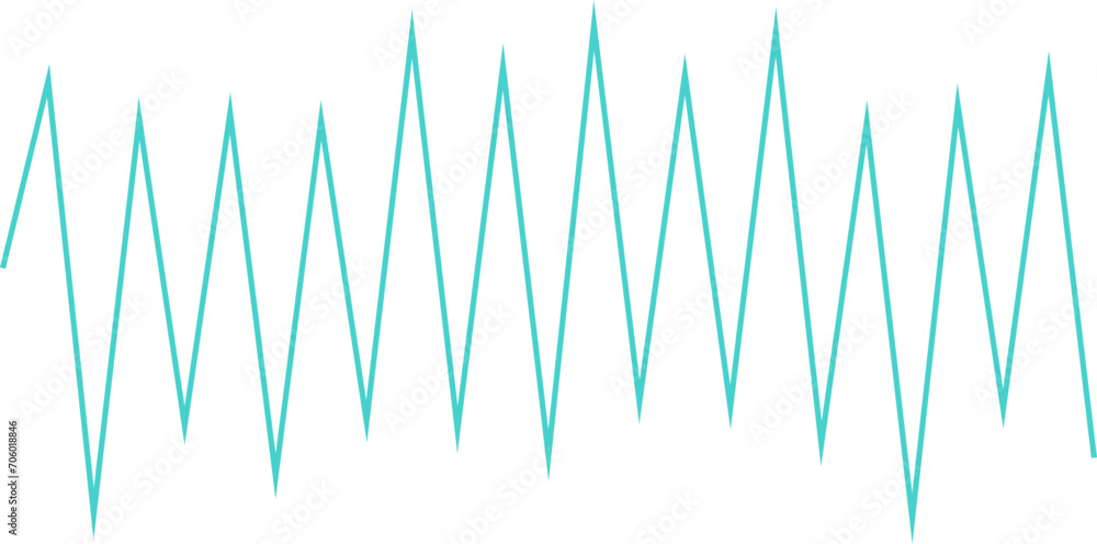 An abstract transparent zigzag shape design element. An abstract transparent zigzag shape design element.