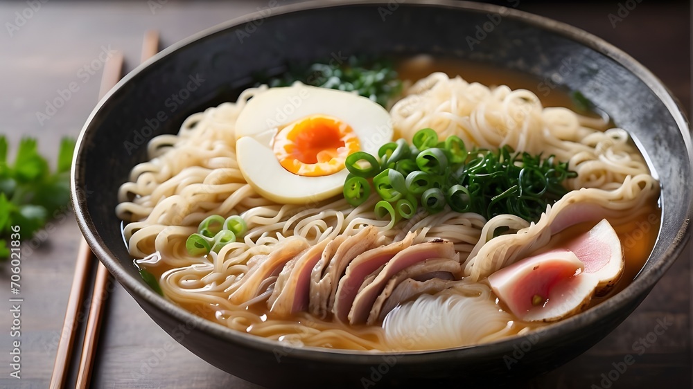 A steaming bowl of authentic ramen with perfectly cooked noodles and broth,chicken soup
thai noodle soup
thai noodle soup with shrimp A steaming bowl of authentic ramen with perfectly cooked noodles and broth,chicken soup
thai noodle soup
thai noodle soup with shrimp