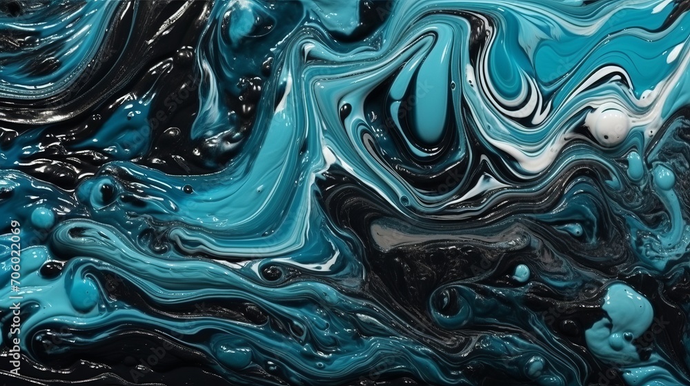 Abstract black and light blue acrylic painted fluted 3d painting texture luxury background banner on canvas - light blue and black waves swirls. Decor concept. Wallpaper concept. Art concept. 3d Abstract black and light blue acrylic painted fluted 3d painting texture luxury background banner on canvas - light blue and black waves swirls. Decor concept. Wallpaper concept. Art concept. 3d