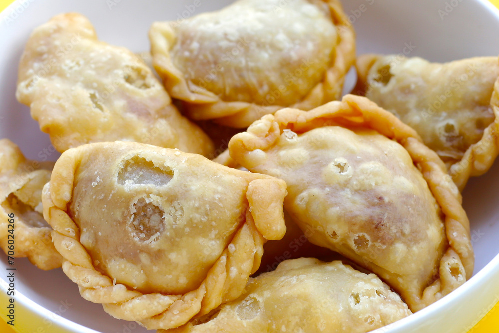 Mini curry puff. Thai dessert Mini curry puff. Thai dessert