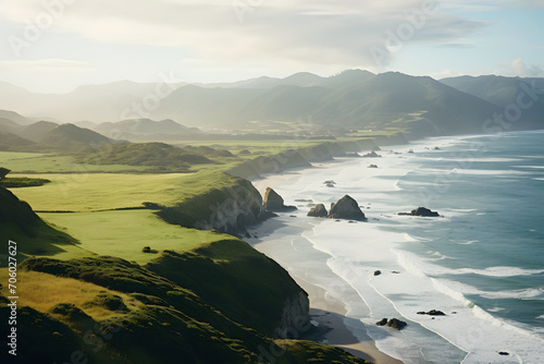 coastal landscape (Generative AI)