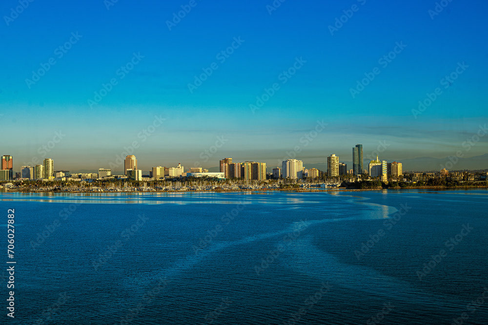 Fototapeta premium country marina at sunset