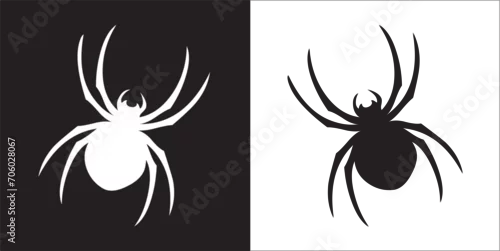 Fototapeta Illustration vector graphics of spider icon