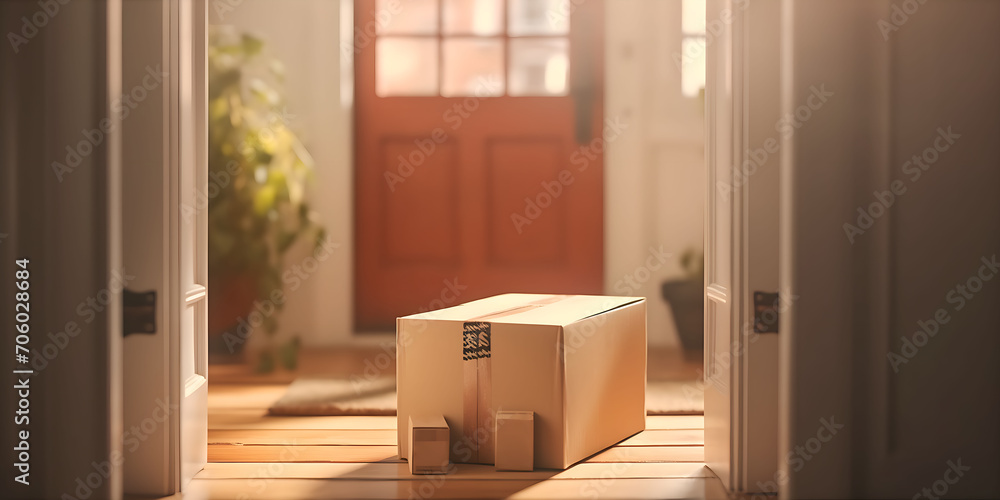 Parcel box, in front of the house door Parcel box, in front of the house door