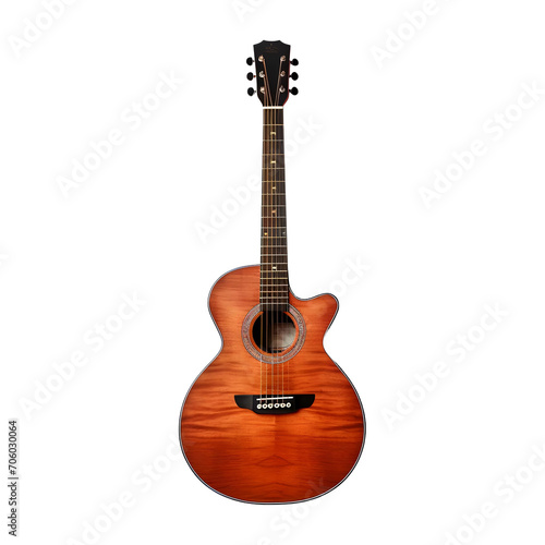 GUITAR isolated on white and transparent background