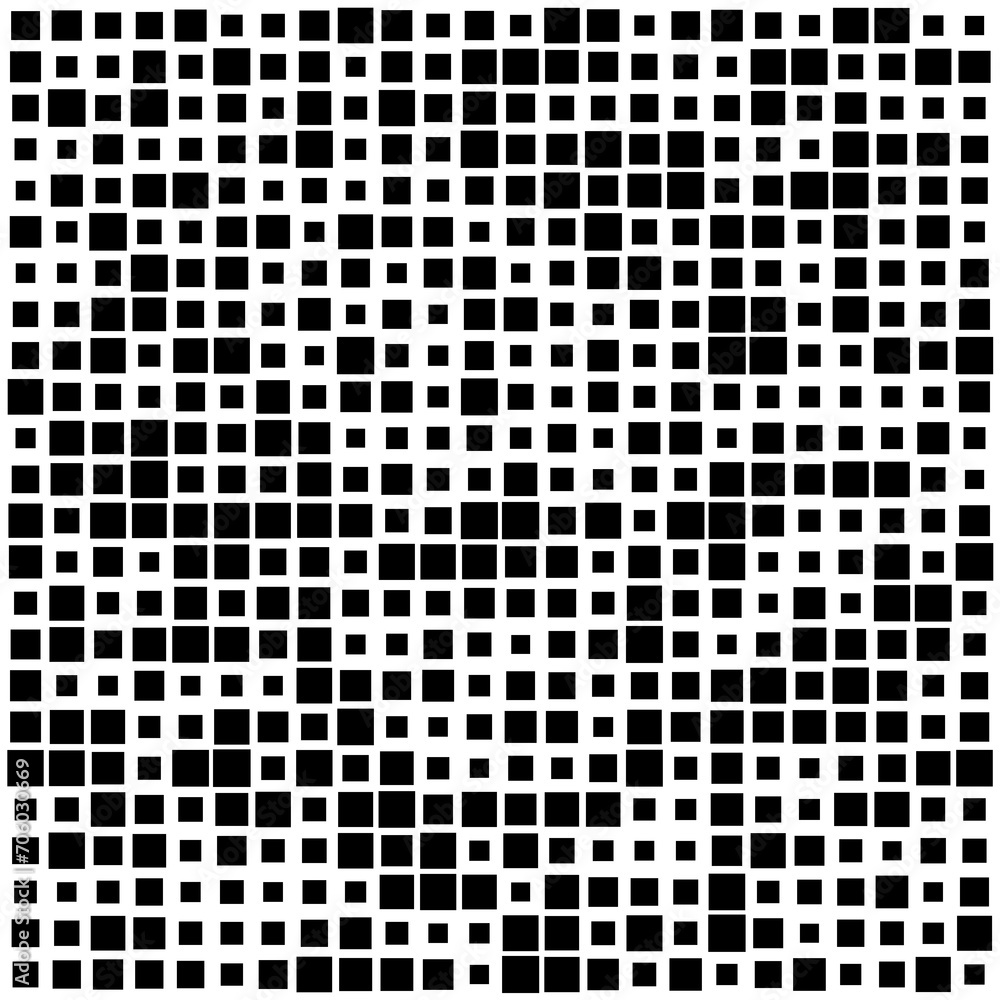 set of black squares set of black squares