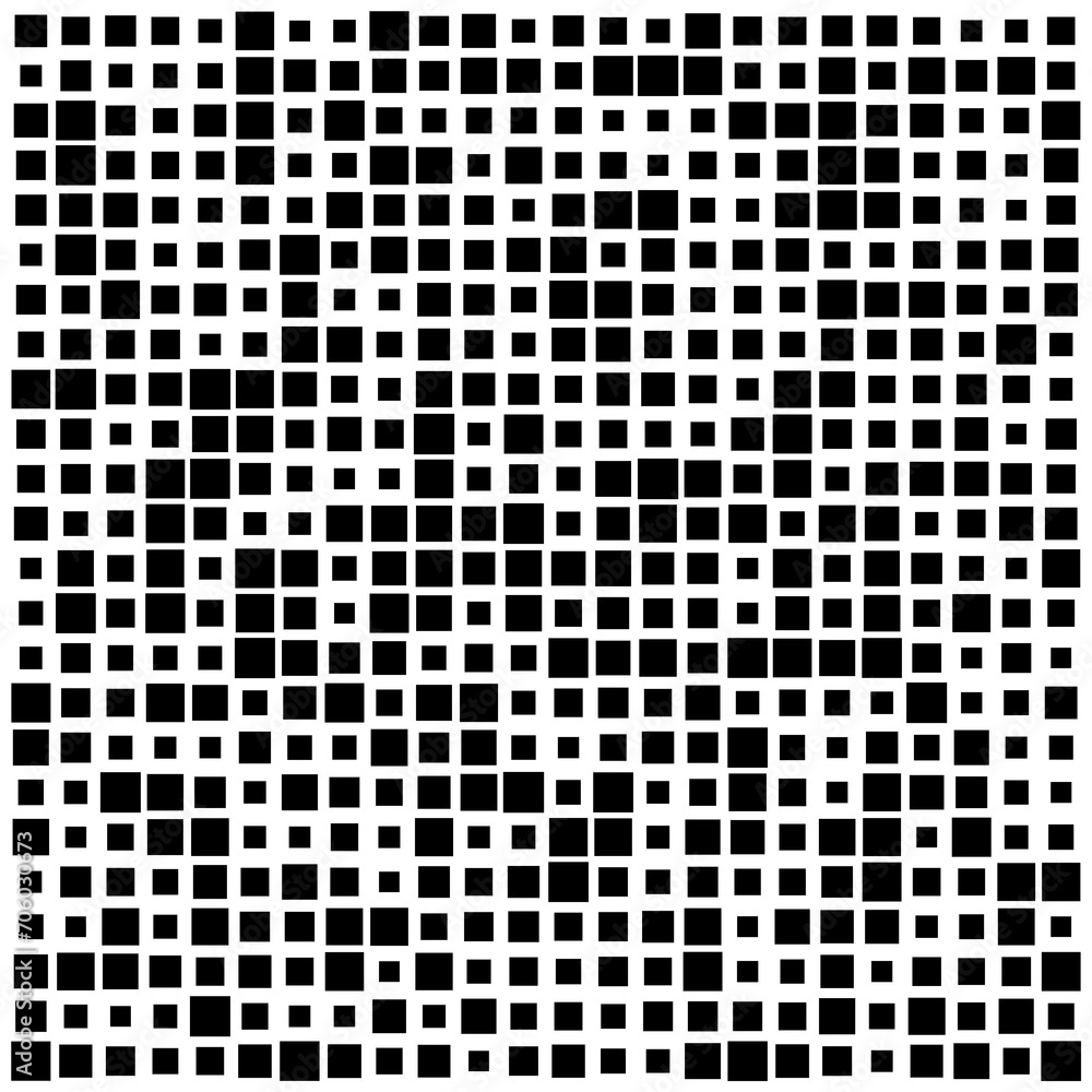 set of black squares set of black squares