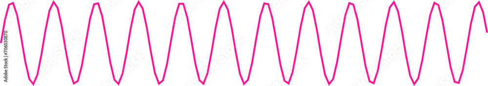 An abstract transparent curvy sine wave shape line design element. An abstract transparent curvy sine wave shape line design element.