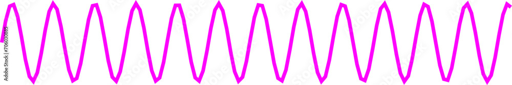 An abstract transparent curvy sine wave shape line design element. An abstract transparent curvy sine wave shape line design element.