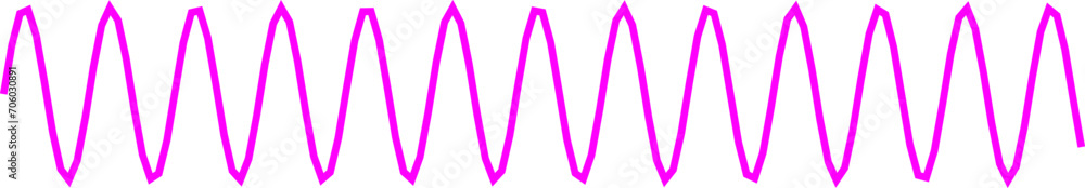 An abstract transparent curvy sine wave shape line design element. An abstract transparent curvy sine wave shape line design element.