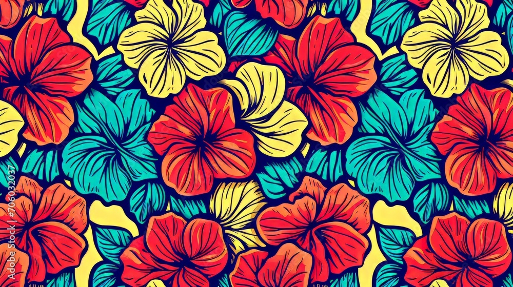 seamless floral background seamless floral background