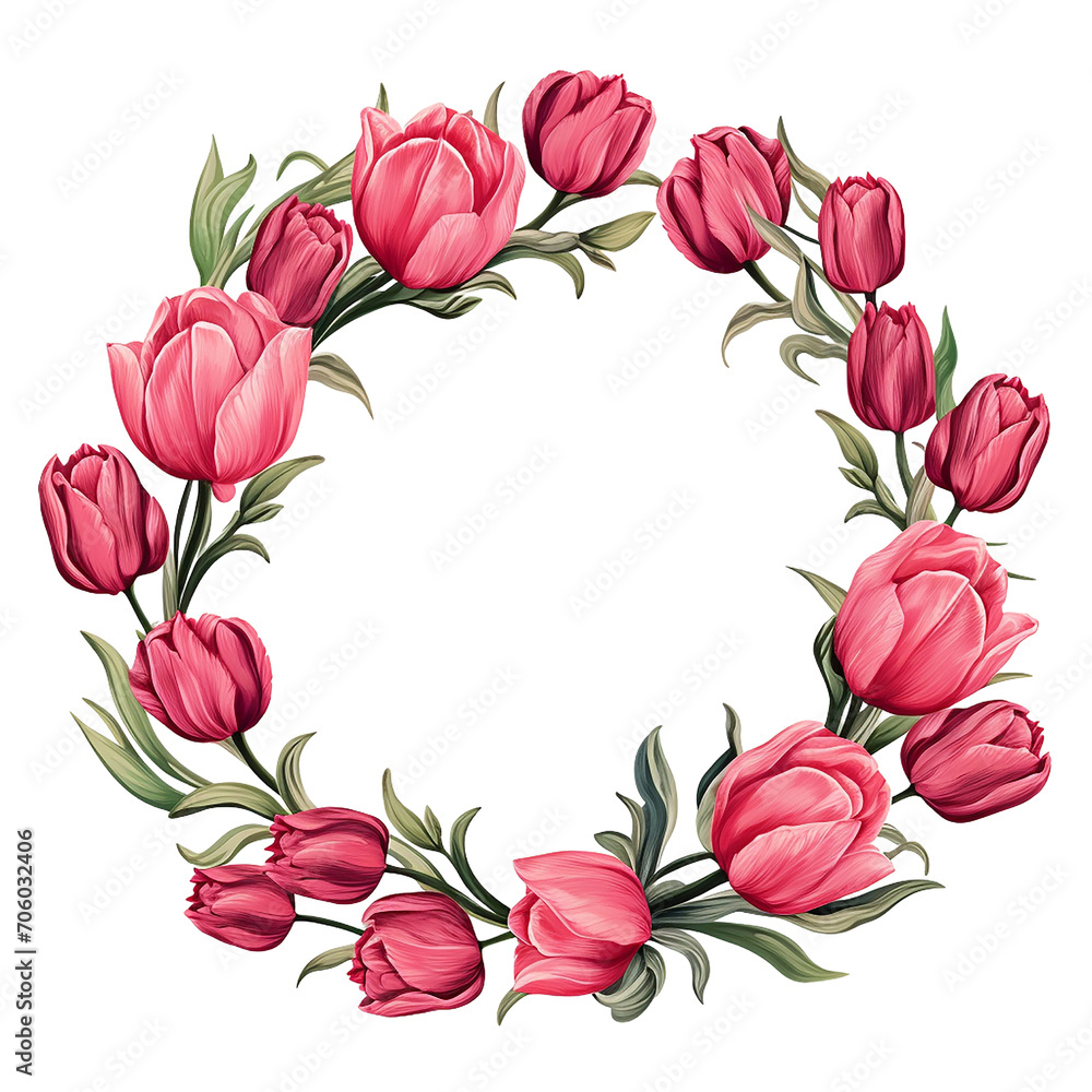 Beautiful Botanical Wreath with Transparent Background
Beautiful Botanical Wreath with Transparent Background