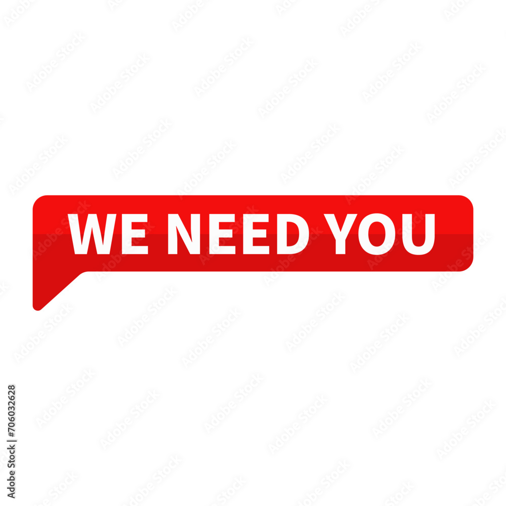 We Need You Red Rectangle Shape For Recruitment Member Promotion Business Marketing Social Media Information
We Need You Red Rectangle Shape For Recruitment Member Promotion Business Marketing Social Media Information