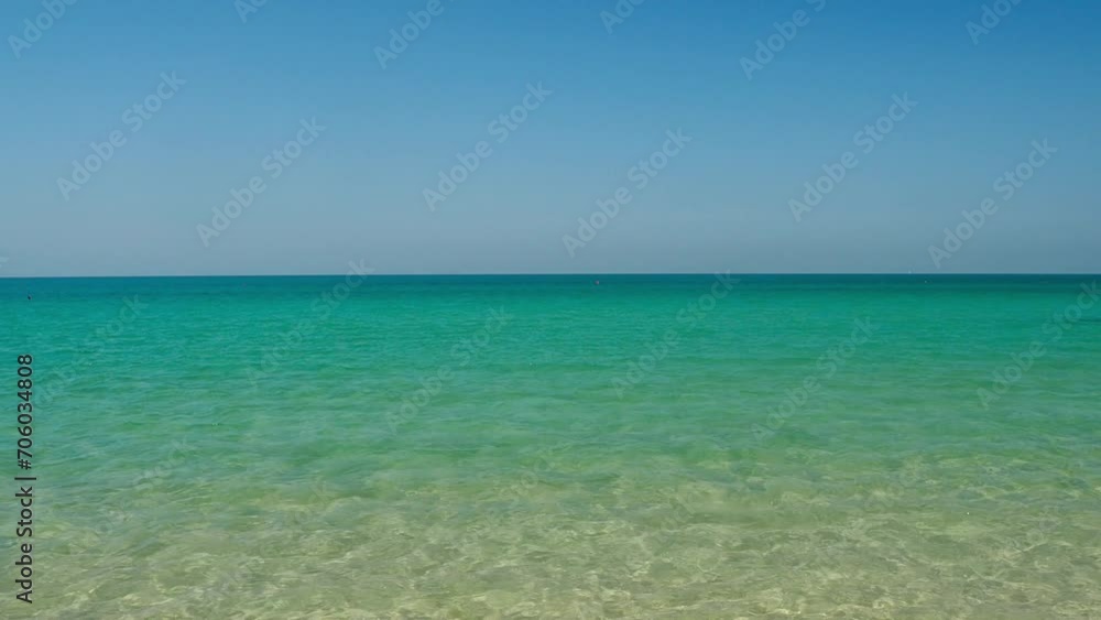 Beautiful horizon Landscape summer panorama front view point tropical sea beach white sand clean and blue sky background calm Nature ocean Beautiful wave water travel at Sai Kaew Beach thailand Beautiful horizon Landscape summer panorama front view point tropical sea beach white sand clean and blue sky background calm Nature ocean Beautiful wave water travel at Sai Kaew Beach thailand