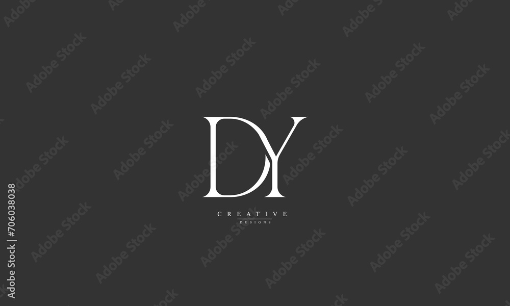 Alphabet letters Initials Monogram logo DY YD D Y Alphabet letters Initials Monogram logo DY YD D Y