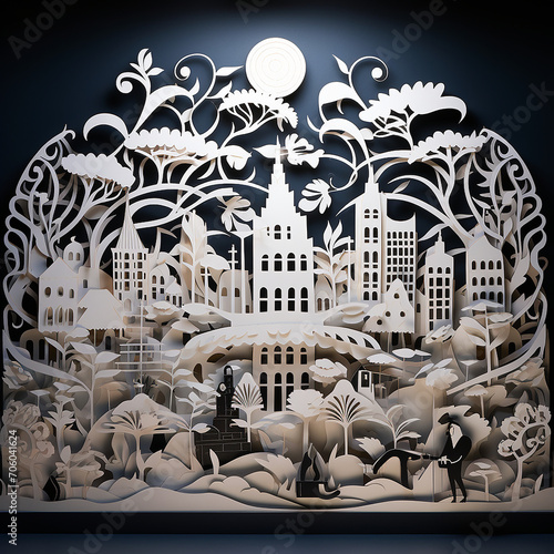 A Papercut for a Musical Festival