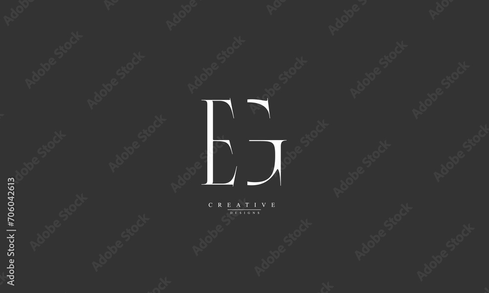 Alphabet letters Initials Monogram logo EG GE E G Alphabet letters Initials Monogram logo EG GE E G