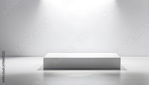 podium or pedestal Platform on White Background 