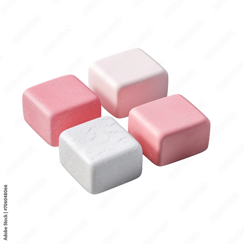 Eraser isolated on transparent background Eraser isolated on transparent background