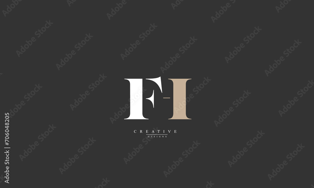 Alphabet letters Initials Monogram logo FH HF F H Alphabet letters Initials Monogram logo FH HF F H
