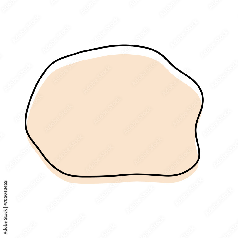 beige abstract shape pattern with black line vector illustration isolated on white and transparent background for decoration and text. trendy bubble speech design with black frame. beige pastel color beige abstract shape pattern with black line vector illustration isolated on white and transparent background for decoration and text. trendy bubble speech design with black frame. beige pastel color