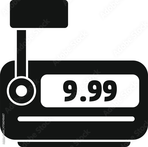 Best stopwatch taximeter icon simple vector. Transport rate. Ride app map