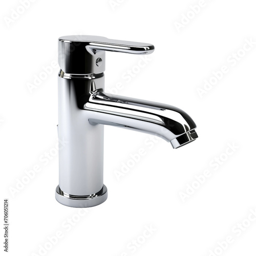 Faucet isolated on transparent background