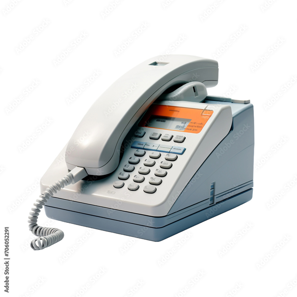 Fax isolated on transparent background Fax isolated on transparent background