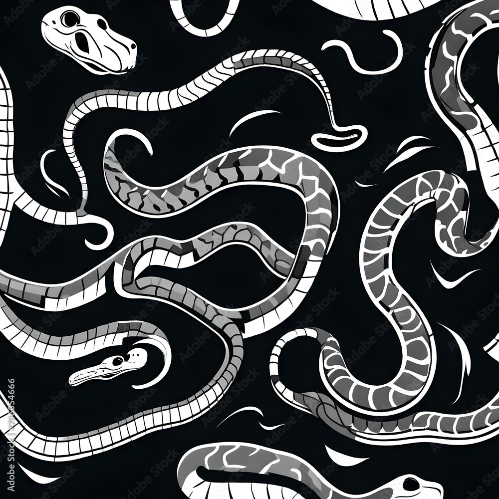 a simple black vector style silhouette of snakes a simple black vector style silhouette of snakes