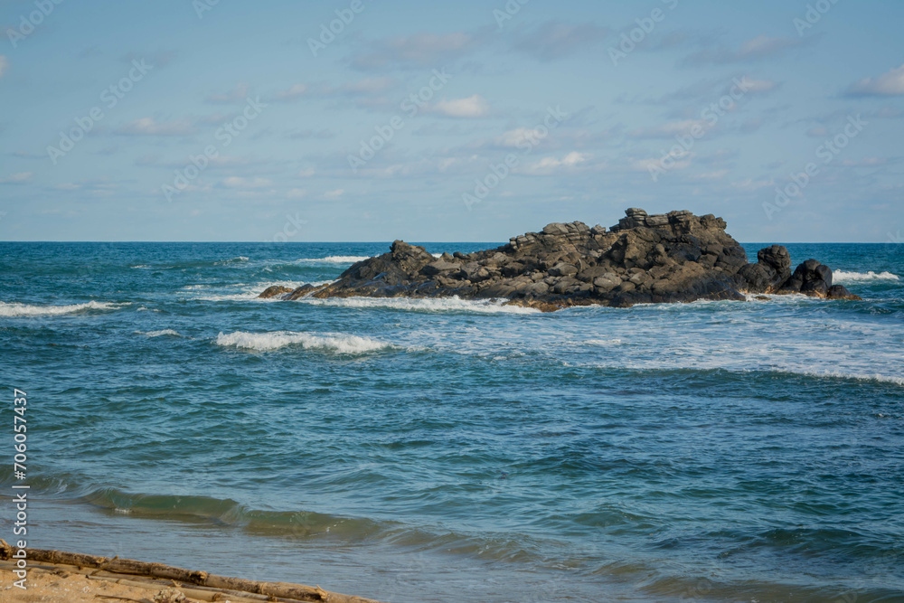 beach and rocks