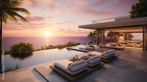 Amazing View From Luxury Villa To The Ocean