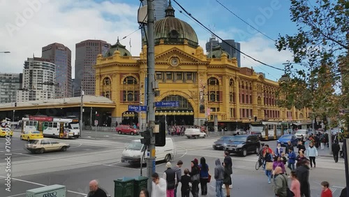 호주 멜버른 도시 전경 영상 