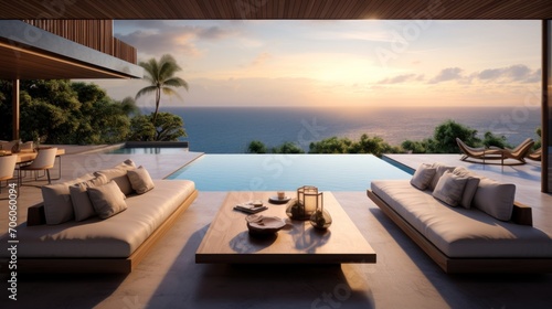 Amazing View From Luxury Villa To The Ocean